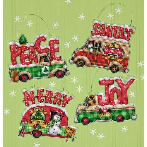 70-08974 "Holiday Truck Ornaments ( )" Dimensions