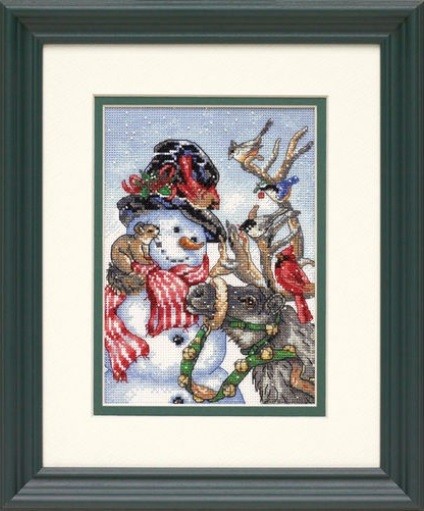 8824 "Snowman i Reindeer (  )" Dimensions