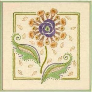 01540 "Объемный цветок (Textured Floral)" Dimensions
