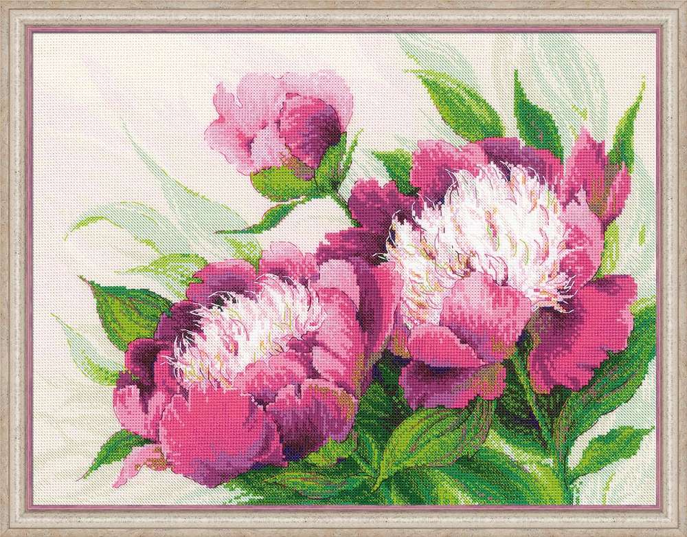 100/039 "Розовые пионы" Риолис