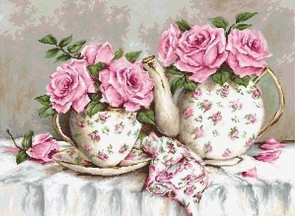 ВA2320 "Утренний чай и розы" Лука-С