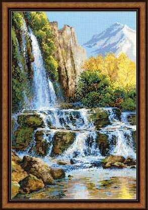 1194 "Пейзаж с водопадом" Риолис