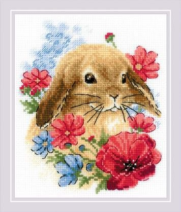 1986 "Кролик в цветах" Риолис