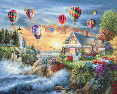 В614 "Воздушные шары над Сансет Коув" Лука-С