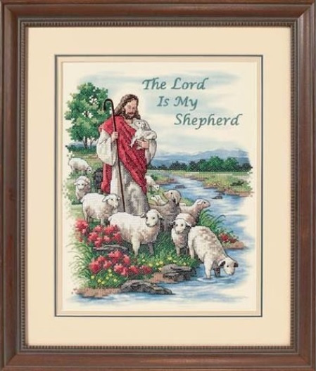 3222 "Господь мой пастырь (The Lord is My Shepherd)" Dimensions