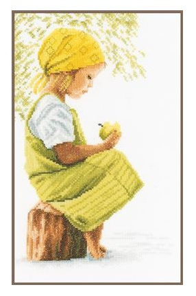 PN-0021200 "Девочка с яблоком" Lanarte