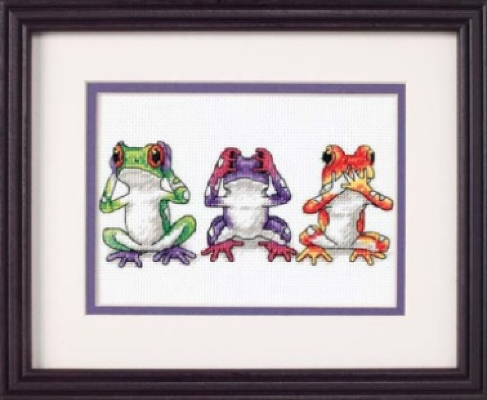 16758 "Tree Frog Trio (  )" Dimensions