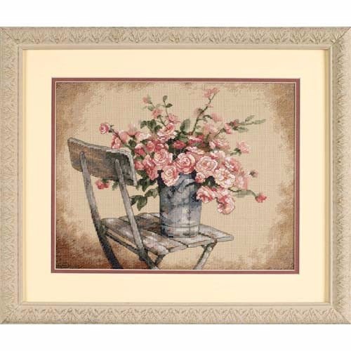 35187 "Розы на белом стуле (Roses on White Chair)" Dimensions