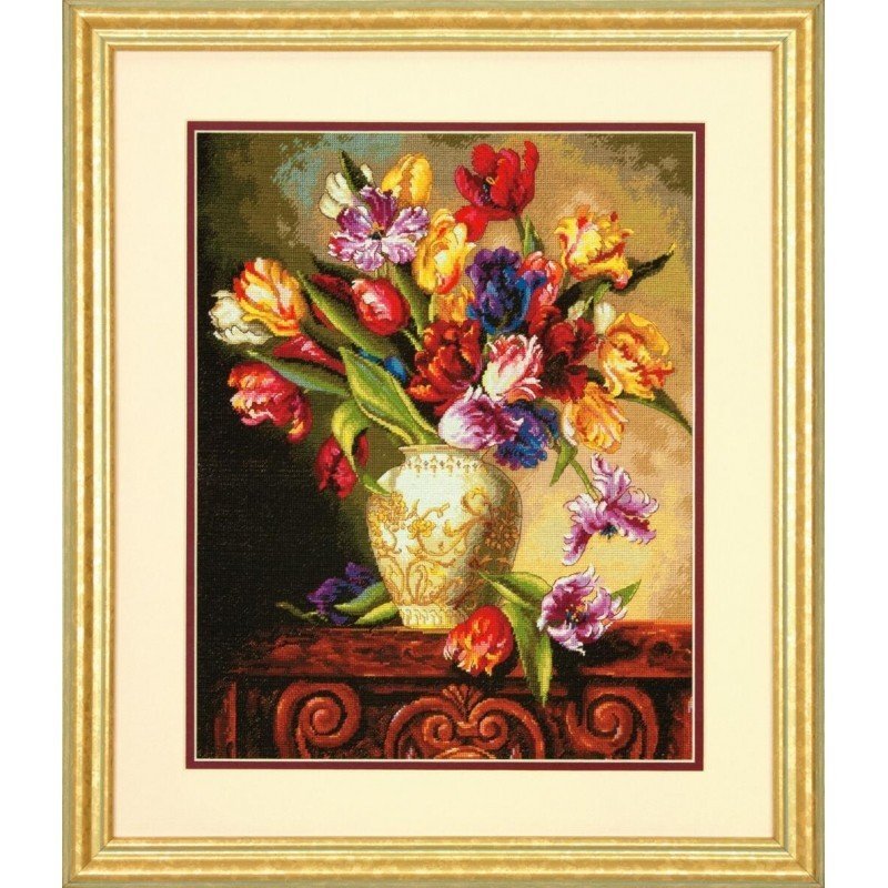 70-35305 "Parrot Tulips (Попугайные тюльпаны)" Dimensions