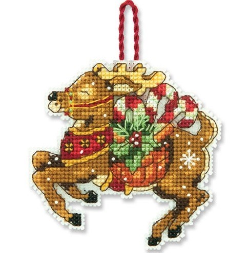 70-08916 "Reindeer Ornament (Олень. Украшение)" Dimensions