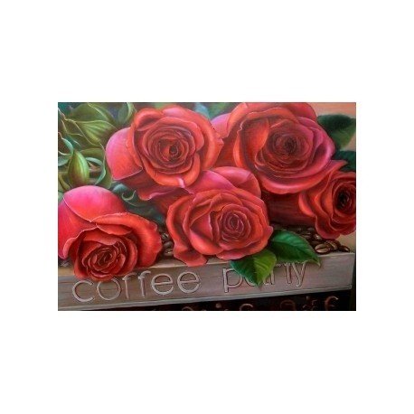 АЖ-1170 "Прекрасные розы" Алмазная живопись