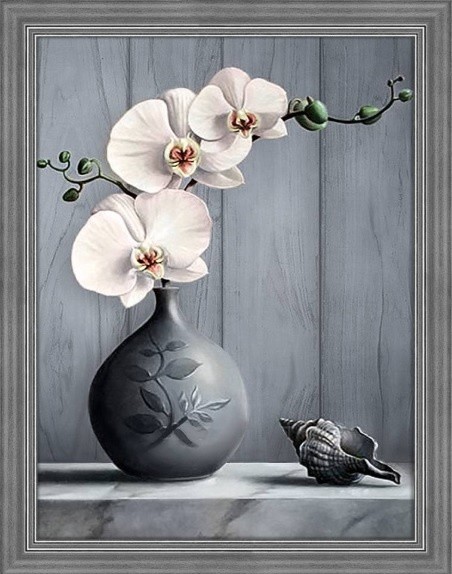 АЖ-1679 "Орхидея" Алмазная живопись