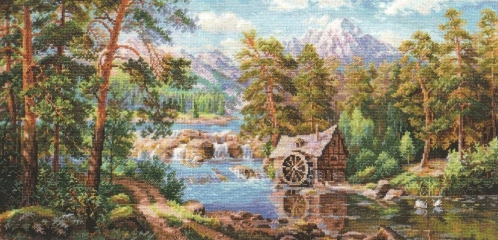 3-17 "Пейзаж с мельницей" Алиса