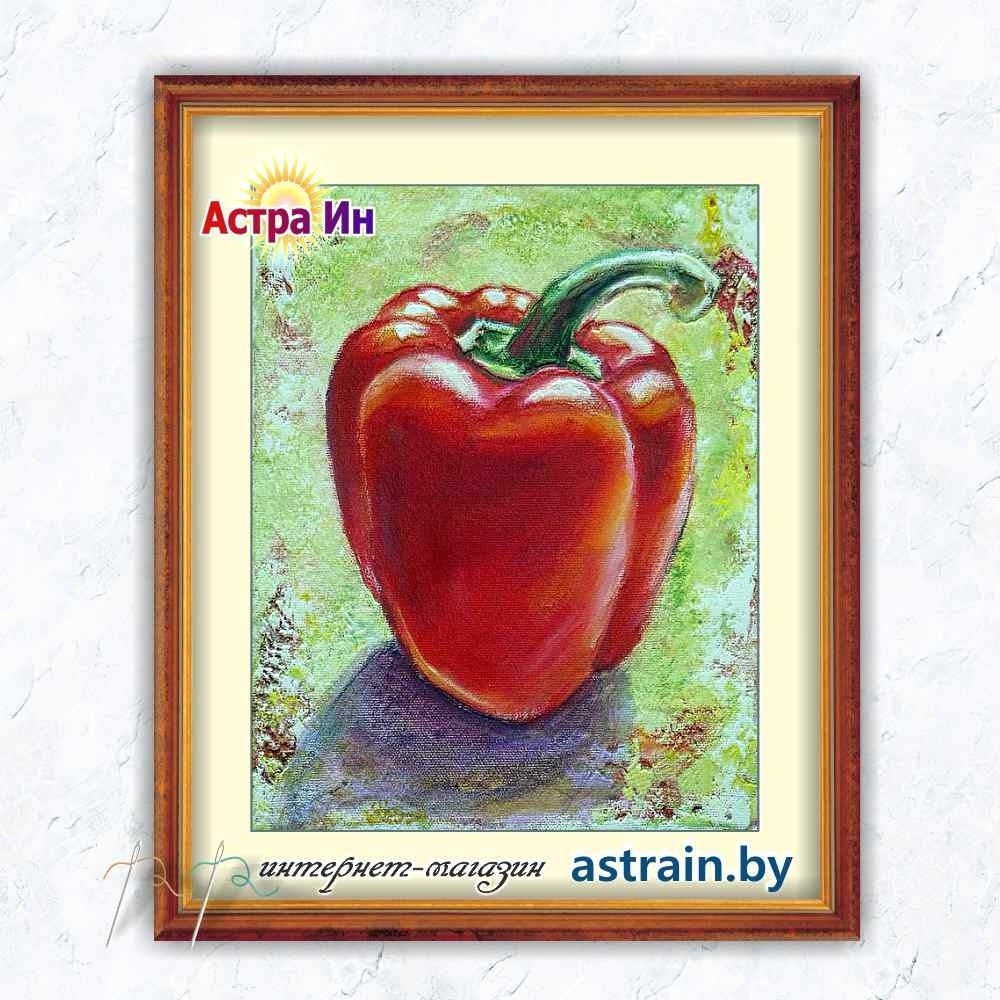 АЖ-1382 "Красный перец" Алмазная живопись