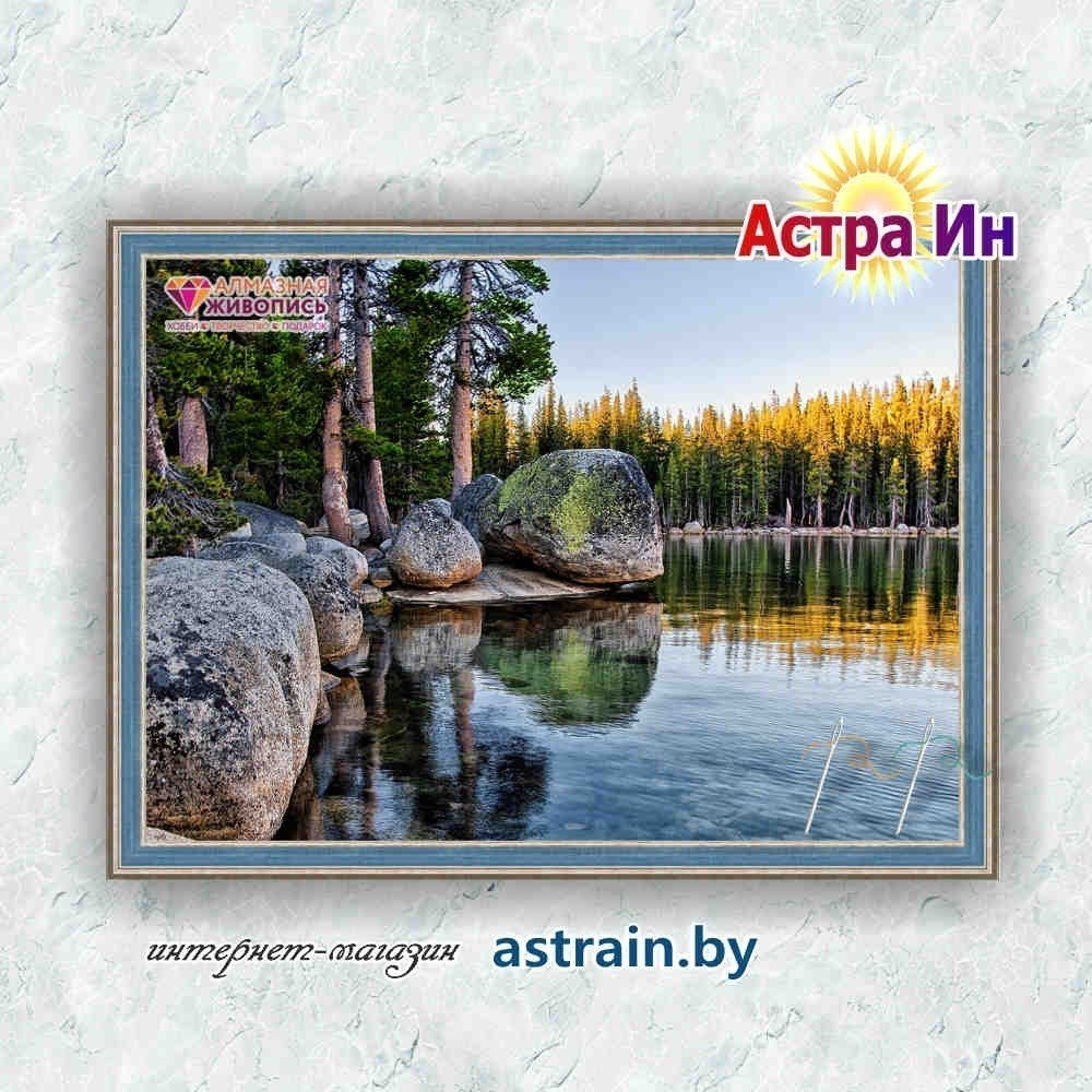 АЖ-1497 "Озеро в Карелии" Алмазная живопись