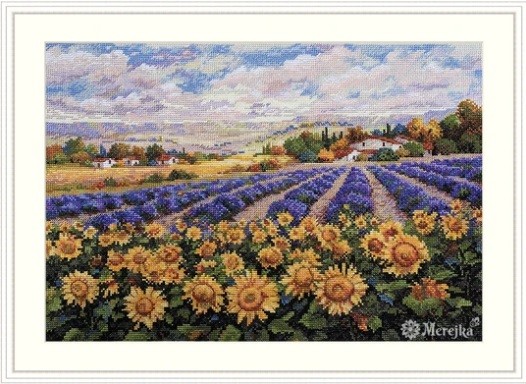 K-179 "Fields of Lavender and Sun(Поля лаванды и солнца)" Мережка