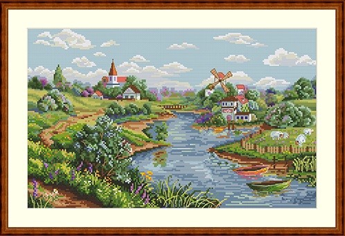 K-57 "Spring View (Весенний вид)" Мережка