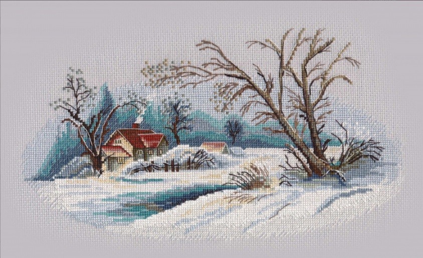 1300 "Зимний пейзаж" Овен