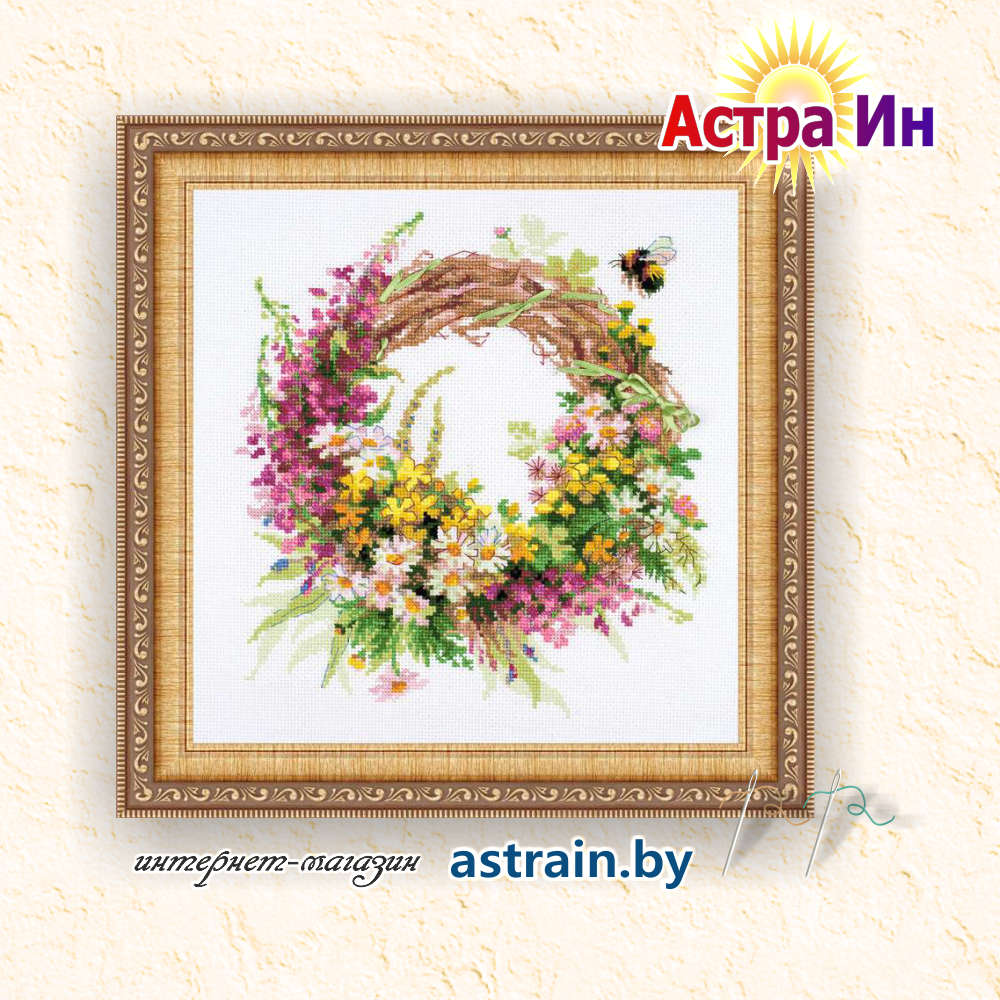 1456 "Венок с иван-чаем" Риолис