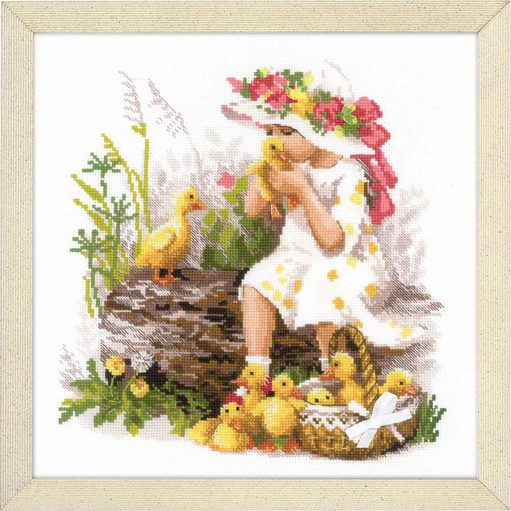 1781 "Девочка с утятами" Риолис