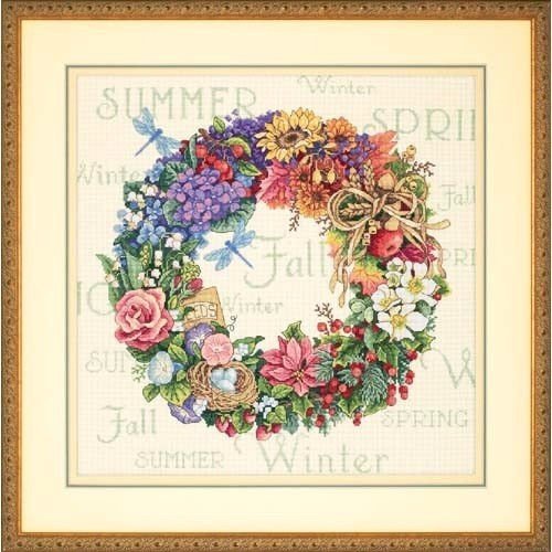35040 "Wreath of All Seasons (Венок из всех времён года)" Dimensions