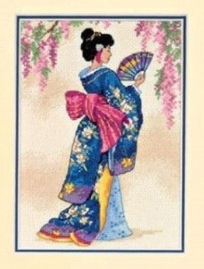 06953 "Elegant Geisha (Элегантная Гейша)" Dimensions