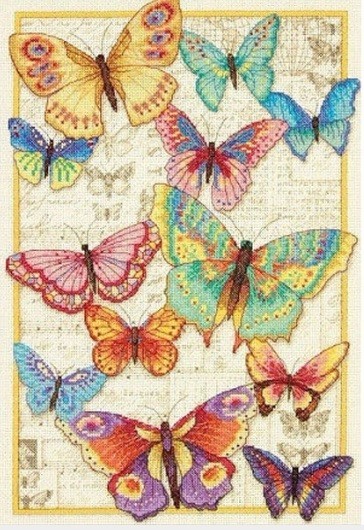 70-35338 "Butterfly Beauty (Красота бабочек)" Dimensions
