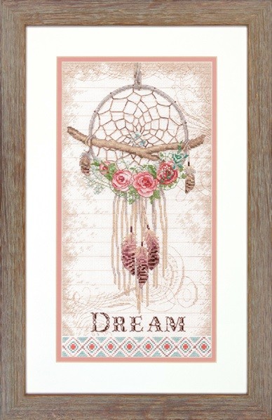 70-35375 "Floral Dream Catcher (Цветочный ловец снов)" Dimensions