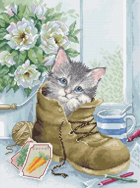 В2391 "Милый котёнок" Лука-С