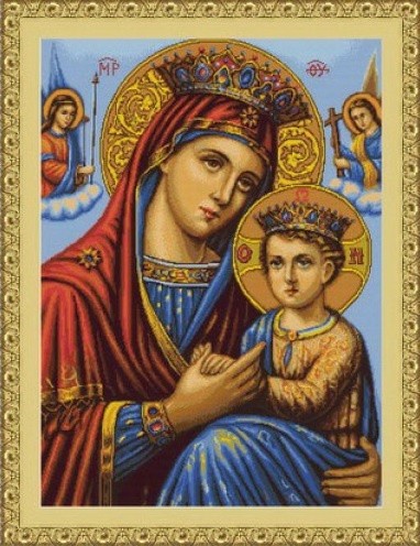 В428 "Icon of Virgin Mary(Икона Божьей Матери)" Лука-С