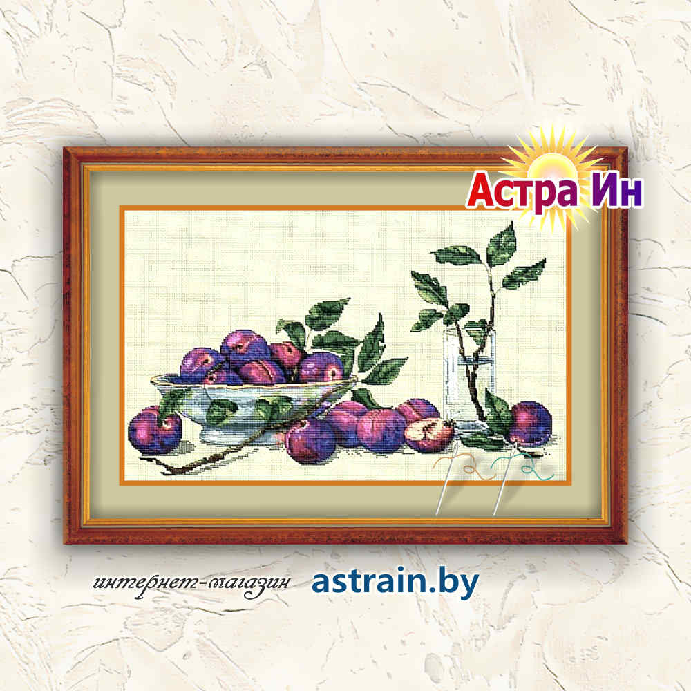 K-04 "Sweet Plums (Сладкие сливы)" Мережка