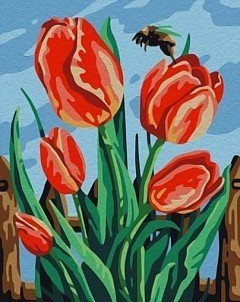 MINI16130062 "Майские тюльпаны" Артвентура (16,5х13 см, картон)