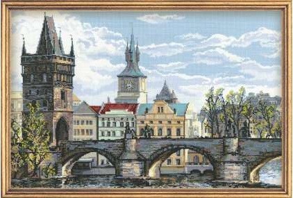 1058 "Прага. Карлов мост" Риолис