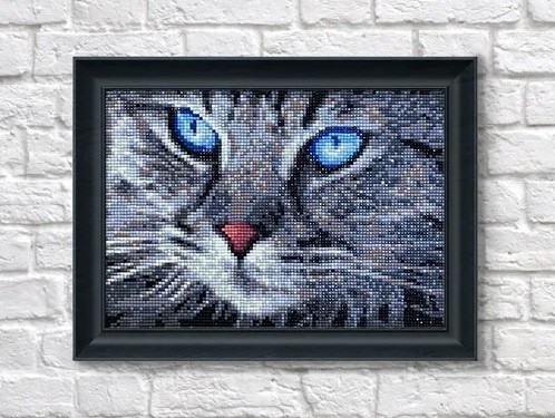WD2517 "Blue-Eyed Cat (Голубоглазый кот)" Wizardi