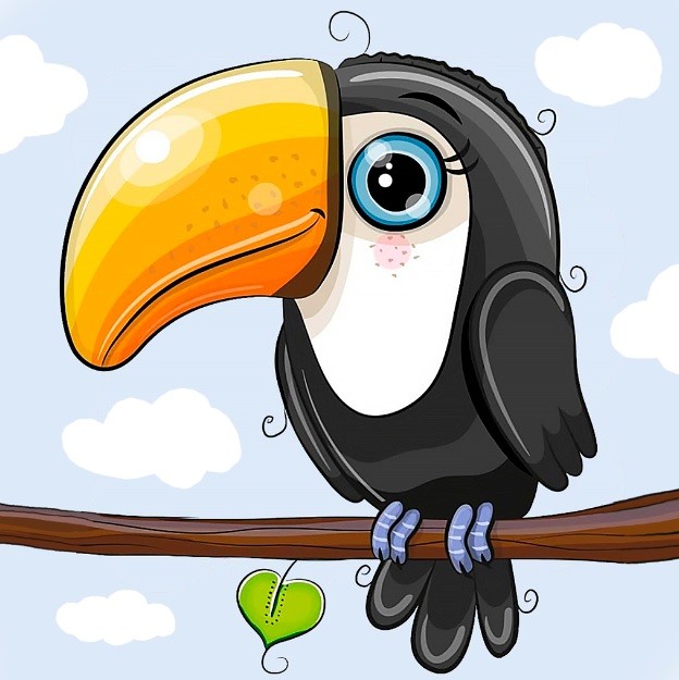WD2526 "Baby Toucan (Малыш Тукан)" Wizardi