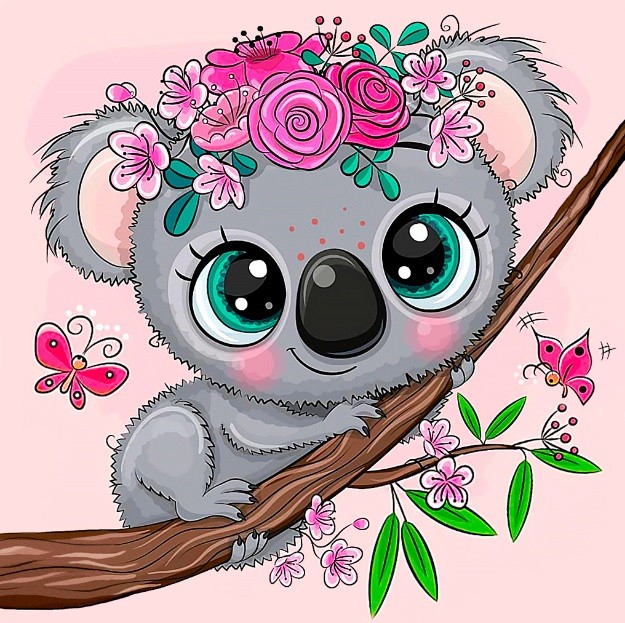 WD2529 "Little Koala (Маленькая коала)" Wizardi