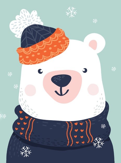 WD2538 "Snow Bear (Снежный медведь)" Wizardi